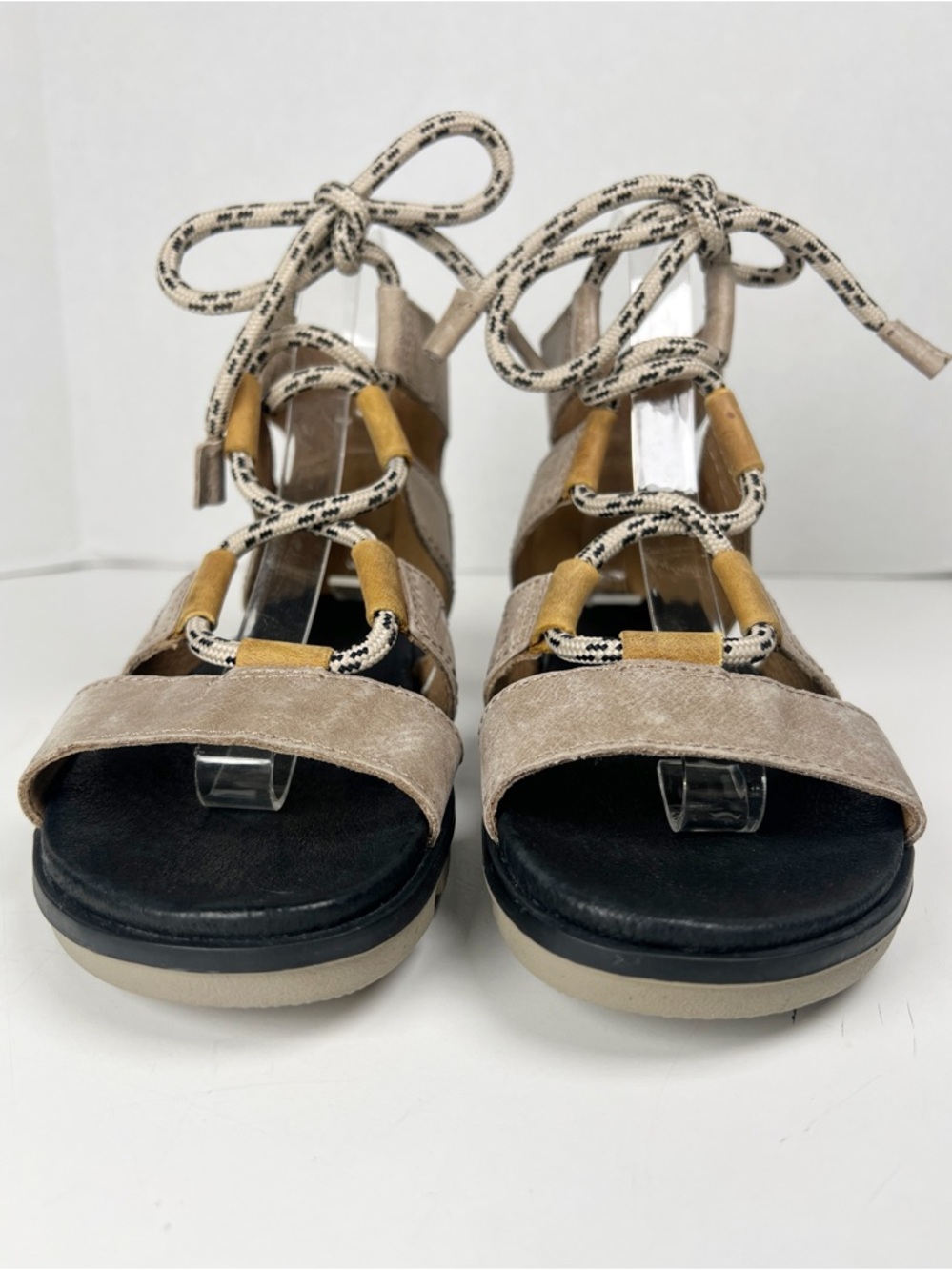 SOREL Women’s Size 7 Sahara Leather Torpeda II Lace-Up Gladiator Sandals - Picture 8 of 12